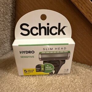 Schick Hydro Ultra Sensitive Razor Blade Refills, 5ct, Men's Razor Refills new